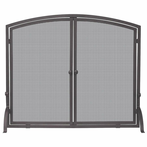 Blueprints Single Panel Bronze Finish Screen with Doors BL2674754